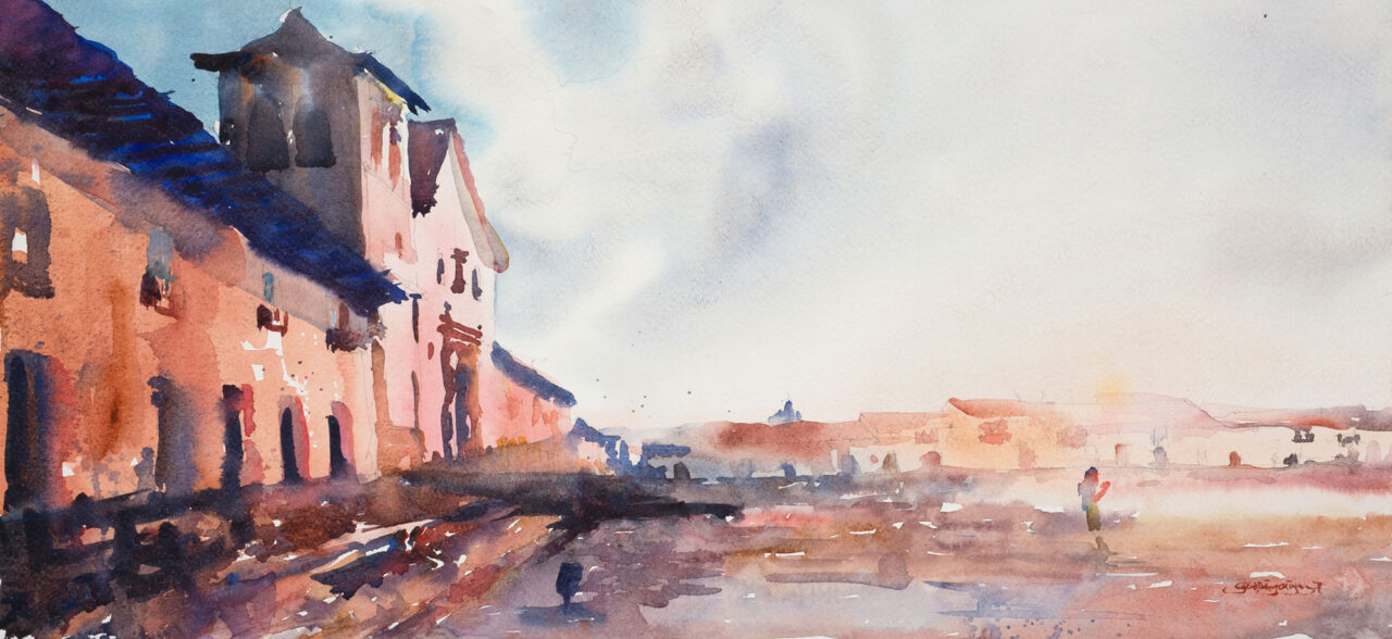 acuarela_germanjacobo_villa_de_leyva
